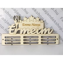 táncoló lány grafikával ellátott érmeim feliratú egyedi névvel kérhető éremtartó