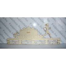 Érmeim éremtartó 4 osztás 2 sor lány alakos névre szóló 