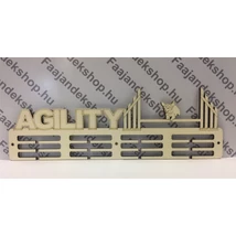 agility feliratú éremtartó