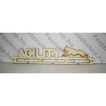 agility feliratú éremtartó