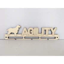 agility feliratú éremtartó