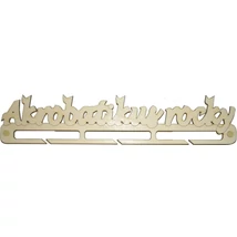 akrobatikus rocky feliratú éremtartó