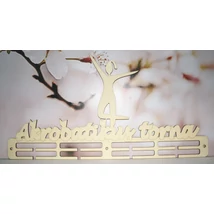 akrobatikus torna feliratú éremtartó