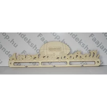 amerikai foci feliratú éremtartó 