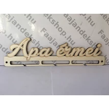 apa érmei feliratú éremtartó