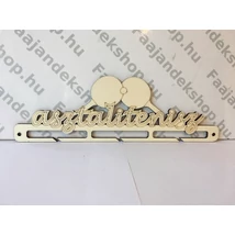 asztali tenisz feliratú éremtartó