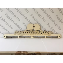 asztali tenisz feliratú éremtartó