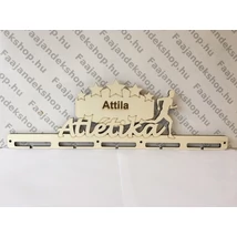 atlétika feliratú éremtartó ami névvel kérhető fiú változat