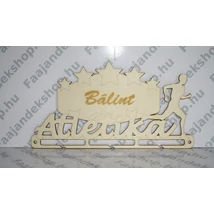 atlétika feliratú éremtartó ami névvel kérhető
