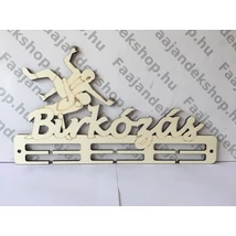 birkózás feliratú éremtartó