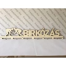 birkózás feliratú éremtartó