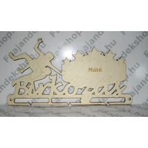 birkózás feliratú éremtartó névre szóló kivitel