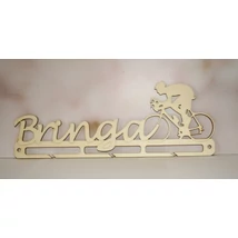 bringa kerékpár feliratú éremtartó