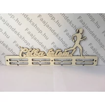 célba értem feliratú lány futás éremtartó