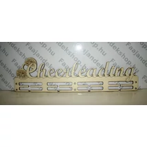 Cheerleading feliratú lány éremtartó