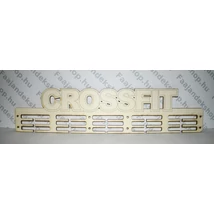crossfit feliratú éremtartó