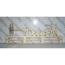 darts feliratú éremtartó