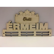 Érmeim éremtartó 3 osztás 2 sor névre szóló