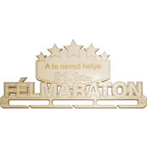 Félmaraton éremtartó névre szóló