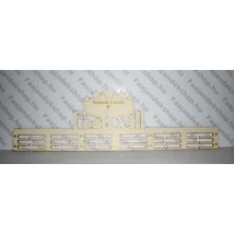 Foci éremtartó 6 osztás 3 soros névreszóló Foci éremtartó 6 osztás 3 soros névreszóló