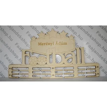 Foci névreszóló éremtartó 4 osztásos 3 soros Foci névreszóló éremtartó 4 osztásos 3 soros