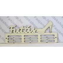 Futás női cipős éremtartó 3 osztás 3 soros 