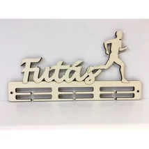 futás feliratú éremtartó