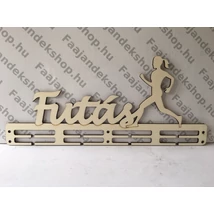 Futás lány éremtartó 4 osztásos 2 soros