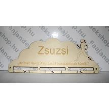 Rajtszámtartós éremtartó idézetes futás lány