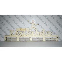 Kézilabda lány éremtartó 4 osztás 2 soros névre szóló