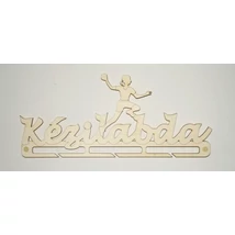 Kézilabda éremtartó lány