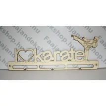 Karate éremtartó I love 3o 1 soros fiú