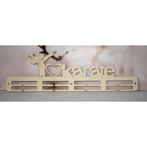 Karate éremtartó I love lány 4osztás 2soros