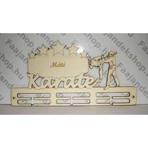 Karate2 éremtartó 3 osztás 2 soros névre szóló