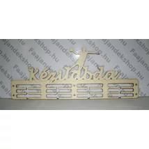 Kézilabda éremtartó fiú 4 osztás 3 soros 