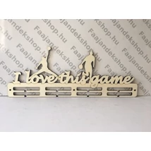 Kosárlabda I love Jordan 4 osztásos 2 soros