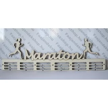 Maraton éremtartó 6 osztásos  3 sor fiú & lány