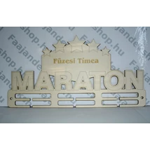 Maraton éremtartó névreszóló 3 osztás 2 soros