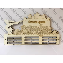 Ritmikus gimnasztika lány névre szóló 3 osztás 3 soros