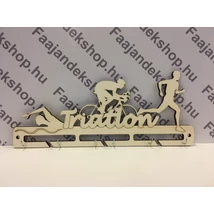 Triatlon rajtszámtartós éremtartó Triatlon rajtszámtartós éremtartó