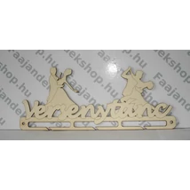 Versenytánc éremtartó 3 osztás 1 soros