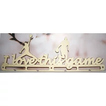 Kosárlabda éremtartó I love the game 4 osztás 1 soros 