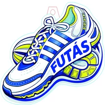 Színes futás sportérem fa alapanyagból