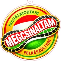 színes futás sportérem magyar színekben felirattal