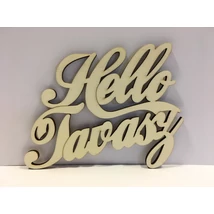 Hello tavasz felirat 