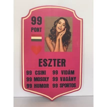 Egyedi vicces ajándék kártya hölgyeknek