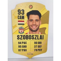 Egyedi névre szóló football kártya