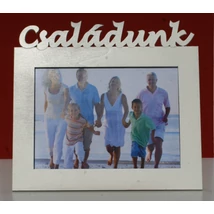 Családunk feliratú képkeret 13x18 cm fotókhoz