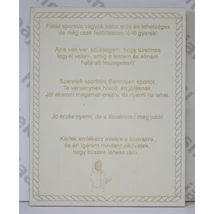 Egyedi motivációs gravírozott tábla