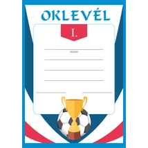 Foci oklevél 9 Foci oklevél 9